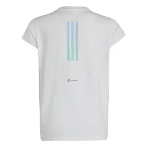 Maglia da ragazza adidas Aeroready 3-Stripes image-2