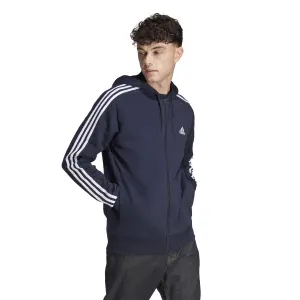 Bluza z kapturem i zamkiem błyskawicznym adidas 3-Stripes Essentials French Terry image-1