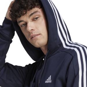 Bluza z kapturem i zamkiem błyskawicznym adidas 3-Stripes Essentials French Terry image-4