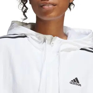 Wasserdichte gewebte Jacke Frau adidas Essentials 3-Stripes image-5