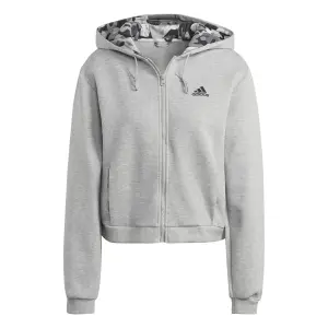 Sweatshirt women's hooded zipper adidas Graphic image-0