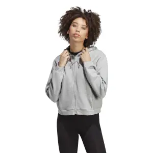 Sweatshirt women's hooded zipper adidas Graphic image-1