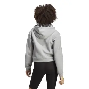 Sweatshirt women's hooded zipper adidas Graphic image-3