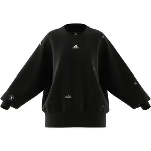 Oversized sweatshirt med rund halsringning för kvinnor adidas Crystal-Inspired Graphics image-1