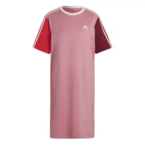Vestido camisero boyfriend de mujer adidas Essentials 3-Stripes Single image-3