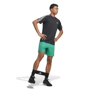 Printed pu shorts adidas image-3