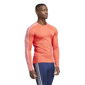 Camiseta de manga larga adidas 3-Stripes Techfit image-1