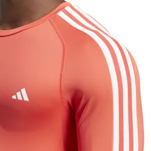 Camiseta de manga larga adidas 3-Stripes Techfit image-4