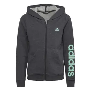 Sweatshirt sudadera con cremallera y logotipo de niña adidas Essentials image-1