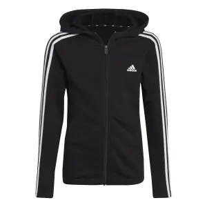Sudadera con cremallera para niña adidas 3-Stripes Essentials image-0