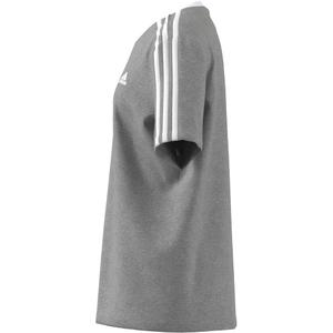 Luźny bawełniany T-shirt dla dziewczynek adidas Essentials Boyfriend 3-Stripes image-5