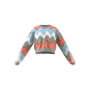 Sweatshirt printed cotton full girl adidas Marimekko image-1