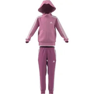 Træningsdragt til børn adidas 3-Stripes Essentials Shiny image-0