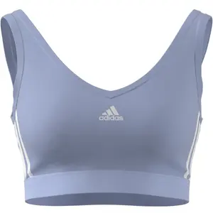 Soutien com almofadas amovíveis para mulheres adidas Essentials 3-Stripes image-3
