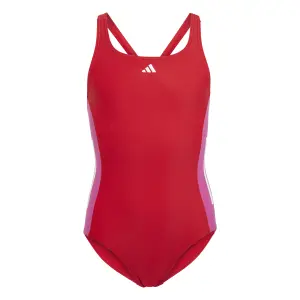 Traje de baño de 1 pieza para niñas adidas 3-Stripes image-0