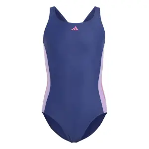Maillot de bain 1 pièce coupe fille adidas 3-Stripes image-0