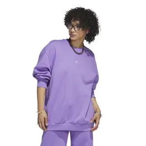 Felpa donna girocollo oversize adidas image-0