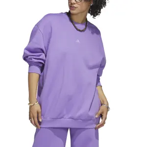 Felpa donna girocollo oversize adidas image-1