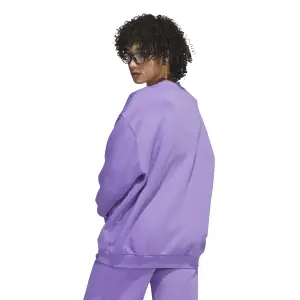 Felpa donna girocollo oversize adidas image-2