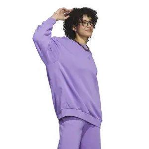 Felpa donna girocollo oversize adidas image-3