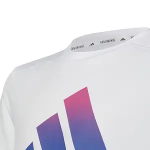 Maglia con logo per bambini adidas Icons Icons Aeroready Logo image-2