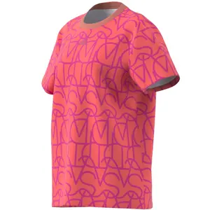 T-shirt för kvinnor adidas Allover Graphic Boyfriend image-2