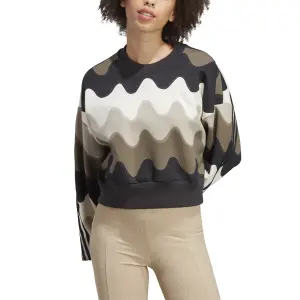 Sweatshirt för kvinnor adidas Marimekko Future 3-Stripes image-5