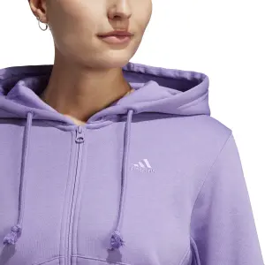 Sweatshirt full-zip hoodie for women adidas All Szn image-5