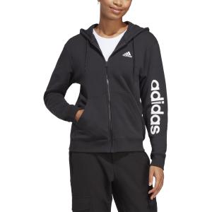 Sweat sudadera con cremallera para mujer adidas Essentials Linear French Terry image-6