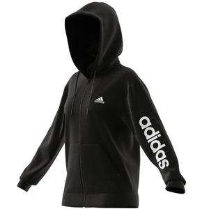 Sweat sudadera con cremallera para mujer adidas Essentials Linear French Terry image-3