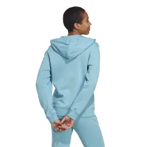 Sweatshirt linear hooded fleece full zip woman adidas Essentials image-6