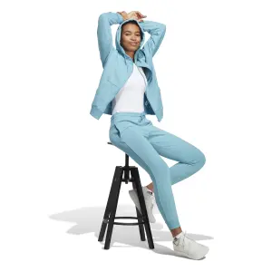Sweatshirt linear hooded fleece full zip woman adidas Essentials image-4