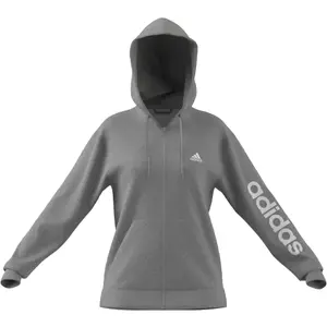 Sweat zipped hoodie for women adidas Essentials Linear French Terry image-1