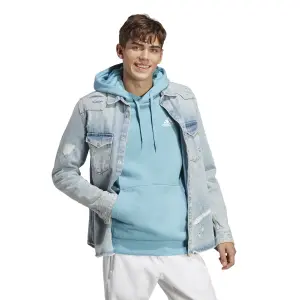 Sweatshirt hooded fleece adidas Essentials 3-Stripes image-4