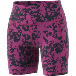 Cuissard imprimé fleuri Damen adidas Optime Stash Pocket image-0
