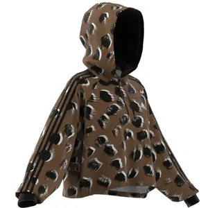 Felpa con cappuccio da donna con stampa animalier adidas 3-Stripes Essentials image-4