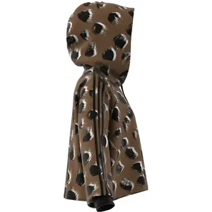 Felpa con cappuccio da donna con stampa animalier adidas 3-Stripes Essentials image-5
