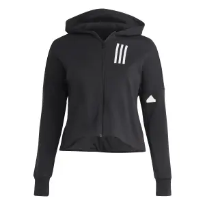 Sweatshirt women's slim-fit zip-up hooded adidas Mission Victory (GT) image-0