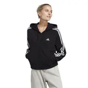 Sweatshirt à capuche zippé femme adidas Essentials 3-Stripes image-2