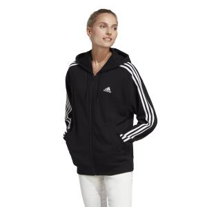 Sweatshirt full zip oversize hoodie voor vrouwen adidas Essentials 3-Stripes image-2