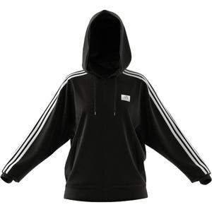 Sweatshirt full zip oversize hoodie voor vrouwen adidas Essentials 3-Stripes image-1