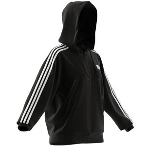 Sweatshirt full zip oversize hoodie voor vrouwen adidas Essentials 3-Stripes image-3