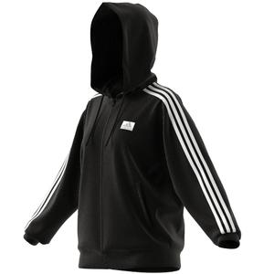 Sweatshirt full zip oversize hoodie voor vrouwen adidas Essentials 3-Stripes image-5