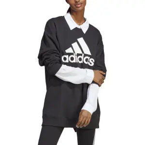 Women's oversized fleece sweatshirt adidas Essentials Big Logo image-2