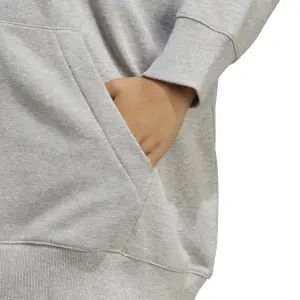 Fleece hoodie met rits voor dames adidas Essentials Linear (GT) image-6