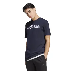 T-shirt z haftowanym logo adidas Essentials image-1
