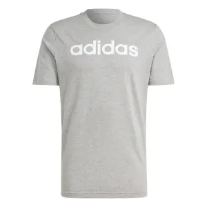 Camiseta con logotipo bordado lineal jersey sencillo adidas Essentials image-0