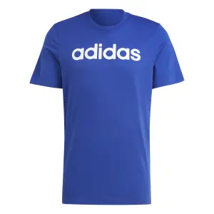 Camiseta con logotipo bordado lineal jersey sencillo adidas Essentials image-0