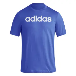 Camiseta con logotipo bordado lineal jersey sencillo adidas Essentials image-1