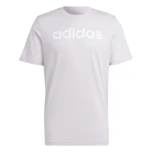 Camiseta con logotipo bordado lineal jersey sencillo adidas Essentials image-0